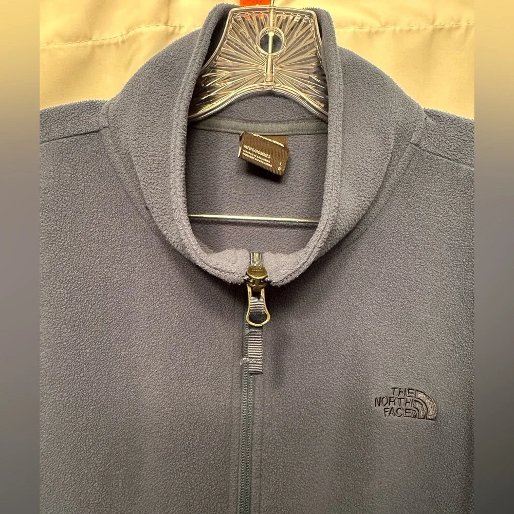 The North Face Men’s Lightweight Fleece Jacket Blue‎ Size Large Full Zip